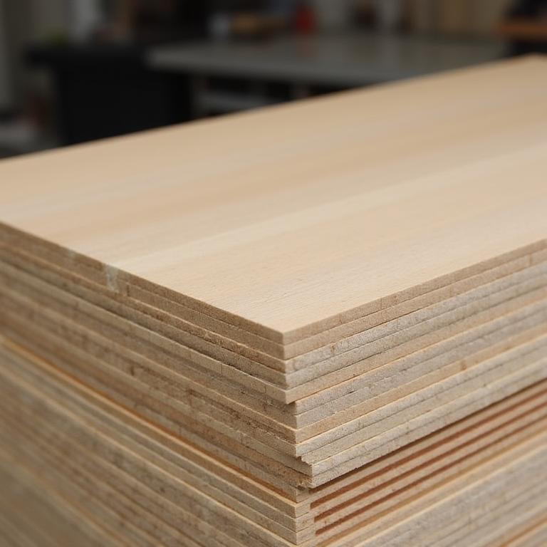 A stack of certified sustainable timber in the Flinders Hearth workshop.